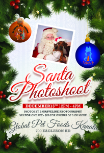 Global Pet Foods Kanata - Santa Photoshoot - Sit With Me Events